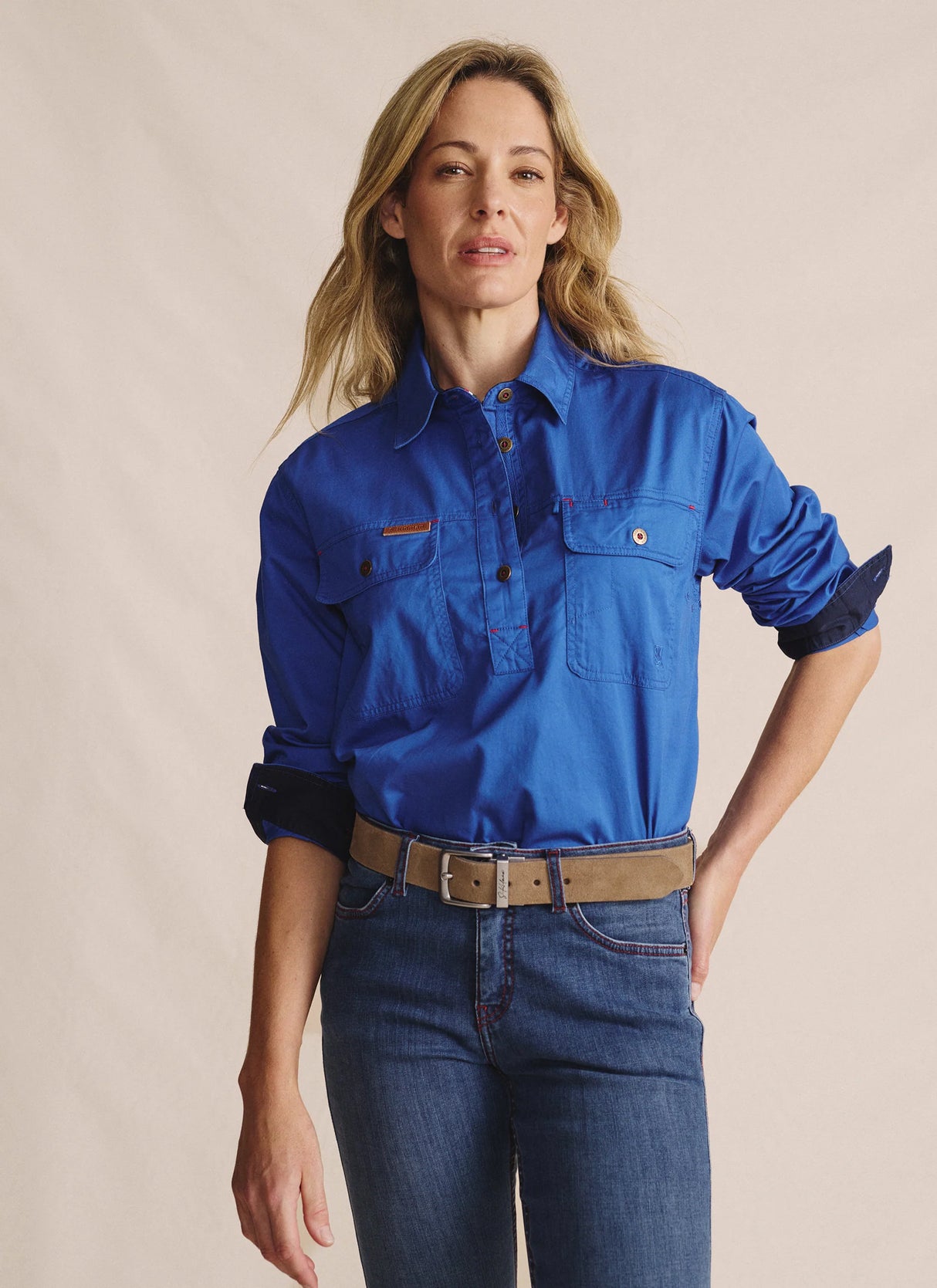 S.Kidman Ladies Camfield Work Shirt - 1SHW00133