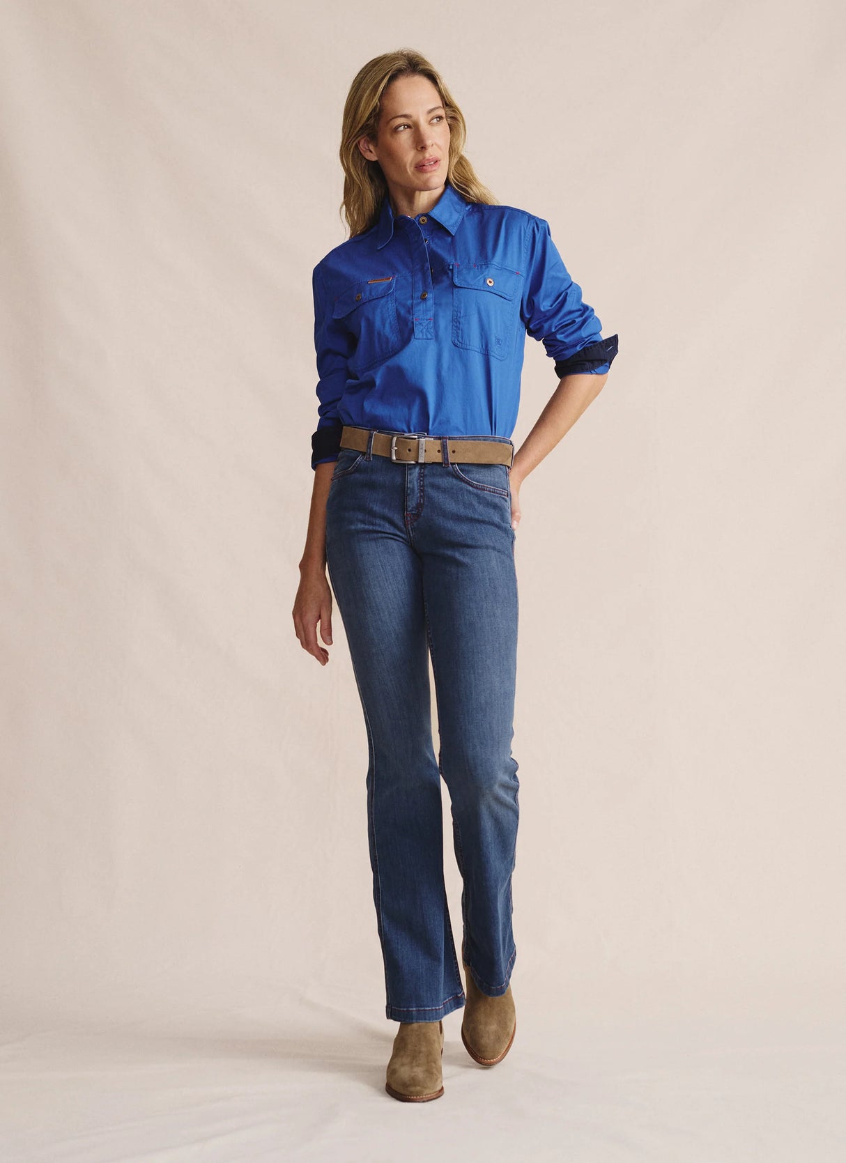 S.Kidman Ladies Camfield Work Shirt - 1SHW00133