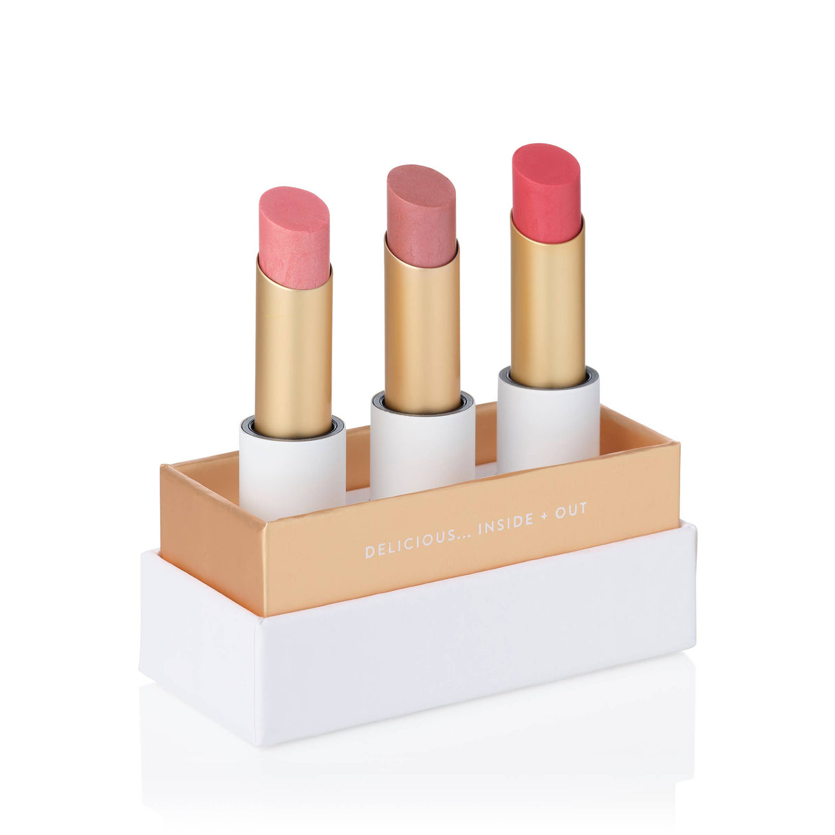 Lux Beautifood Lip Nourish Trio Buttery Pinks