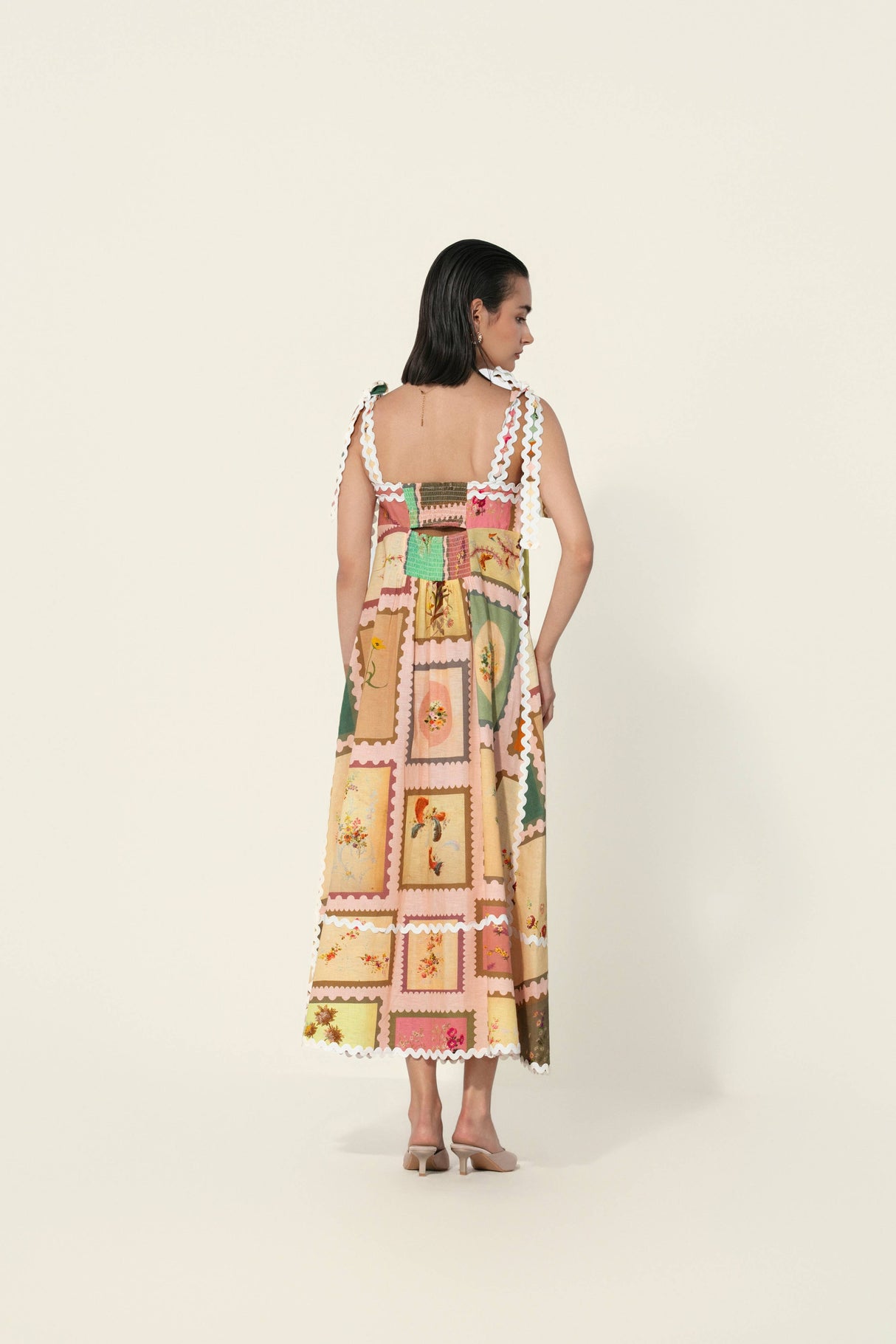thr3letter - Marianne Framed Maxi Dress