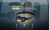 Nitecore NU50 Rechargeable Headlamp