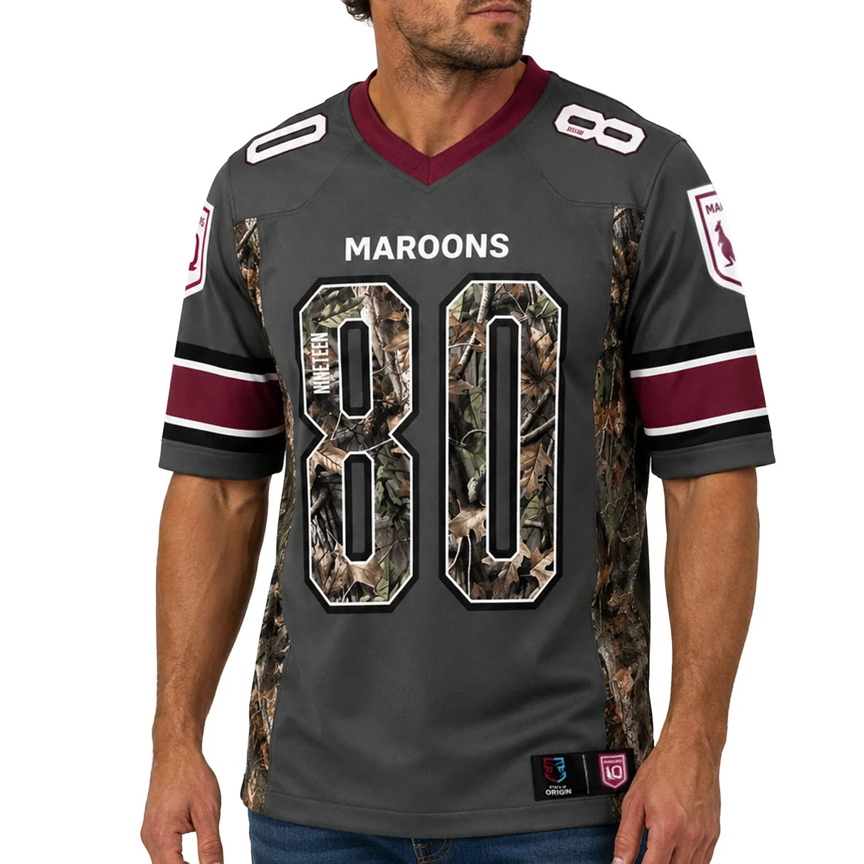 QLD Maroons Overwatch Gridiron Jersey