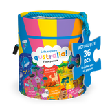 Diesel & Dutch - D&D Kids 36pc Floor Puzzle: Let's Explore Australia