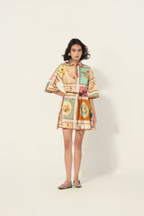 thr3letter - Marianne Belted Tunic Dress