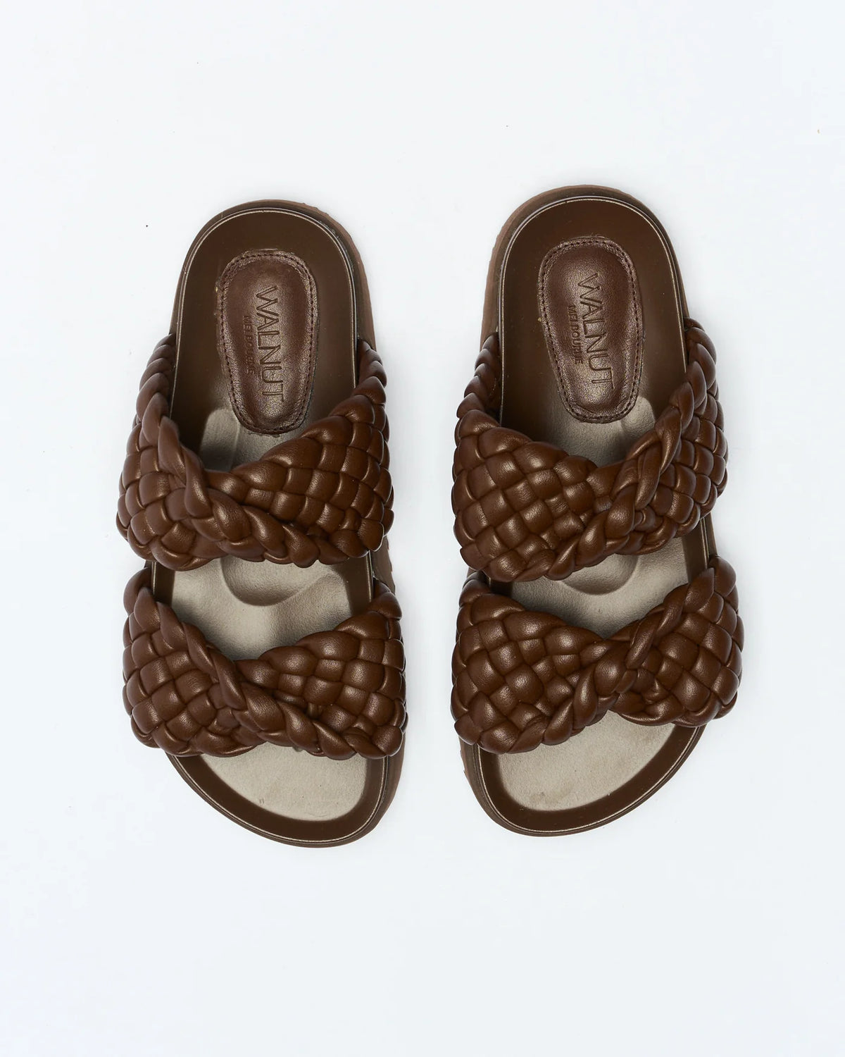 Walnut Ladies Mim Slide - Chocolate