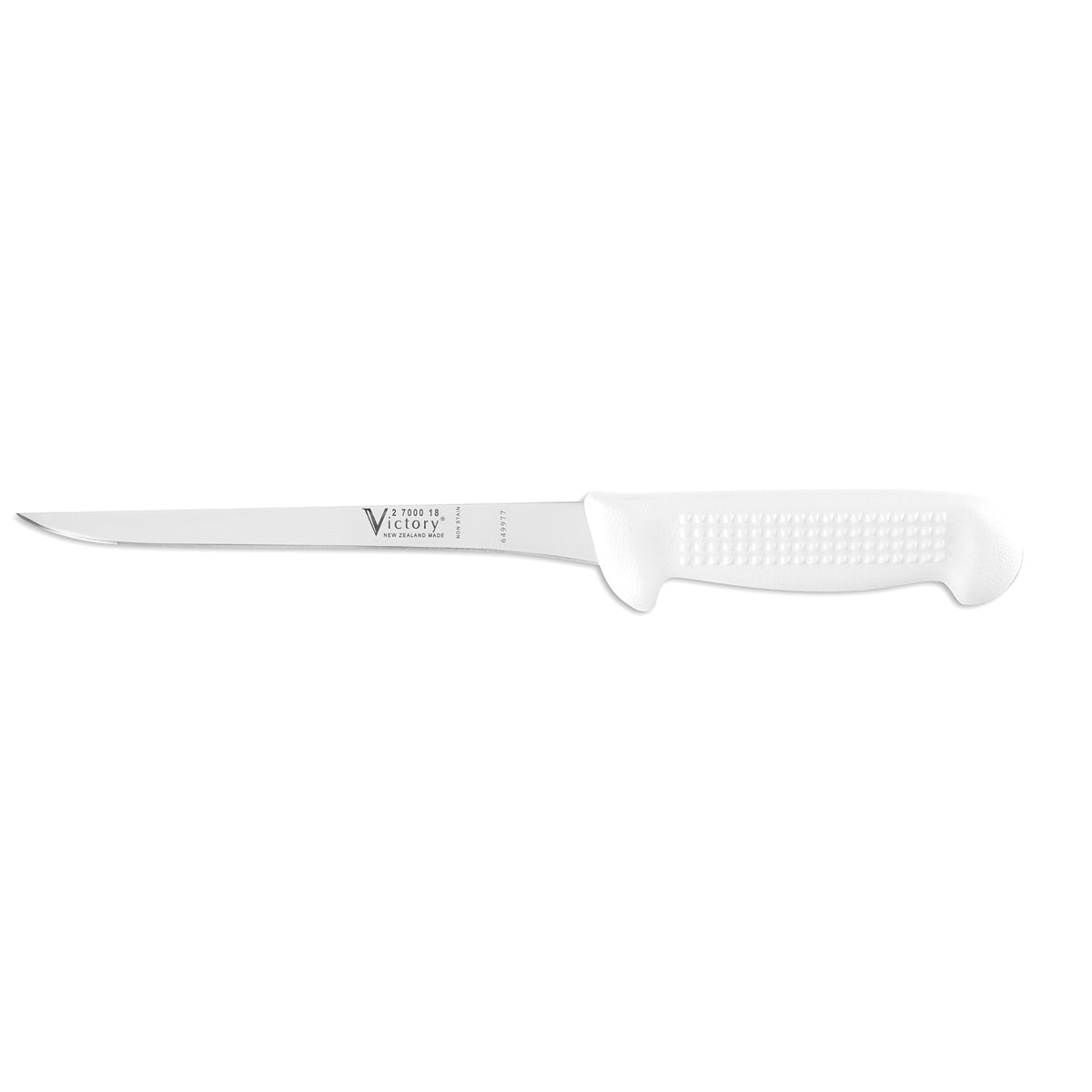 Victory Knives 18cm Stainless Steel Flexible Straight Boning/Filleting Knife 2 7000 18