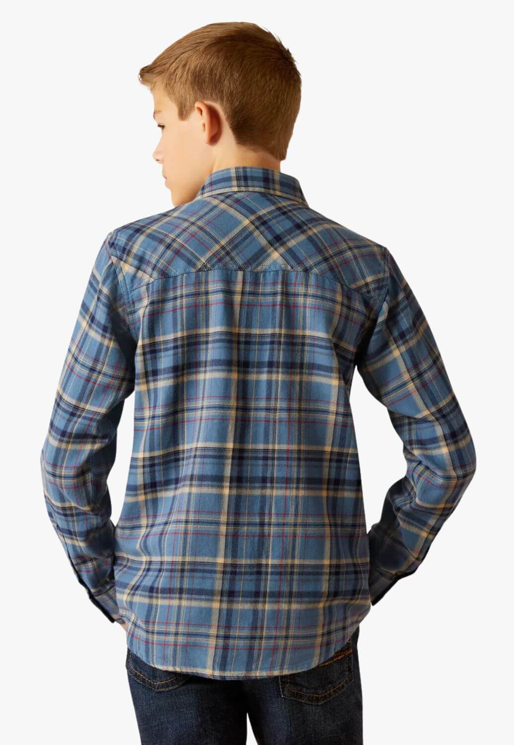 Ariat Boys Huntley Retro Snap Long Sleeved Western Shirt