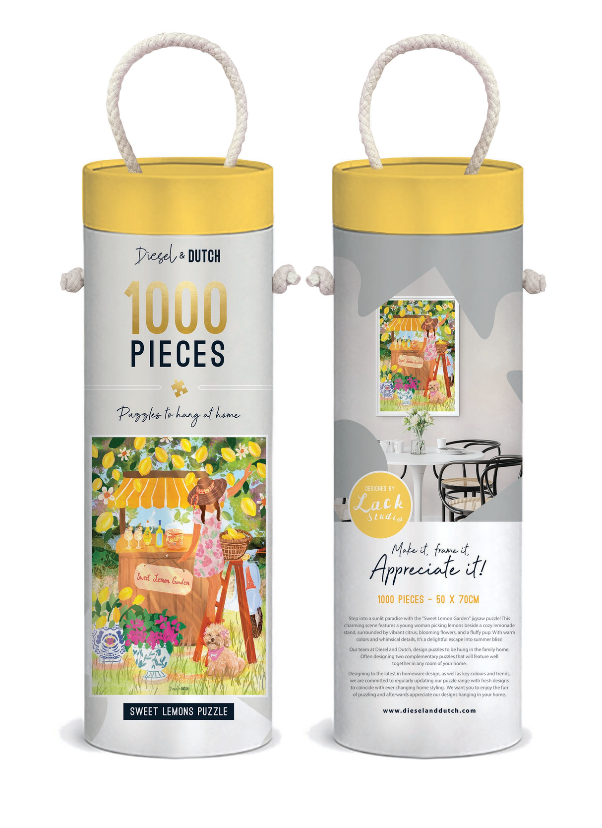Diesel & Dutch - Sweet Lemons 1000pc Wall Jigsaw Puzzle