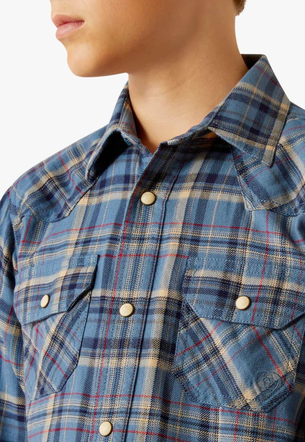 Ariat Boys Huntley Retro Snap Long Sleeved Western Shirt