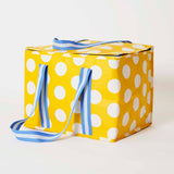 Project Ten Pty Ltd - Large Insulated Tote – Yellow Polka Dot