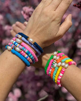 Greenwood Designs - Pearl Pop Heishi Bead Bracelet