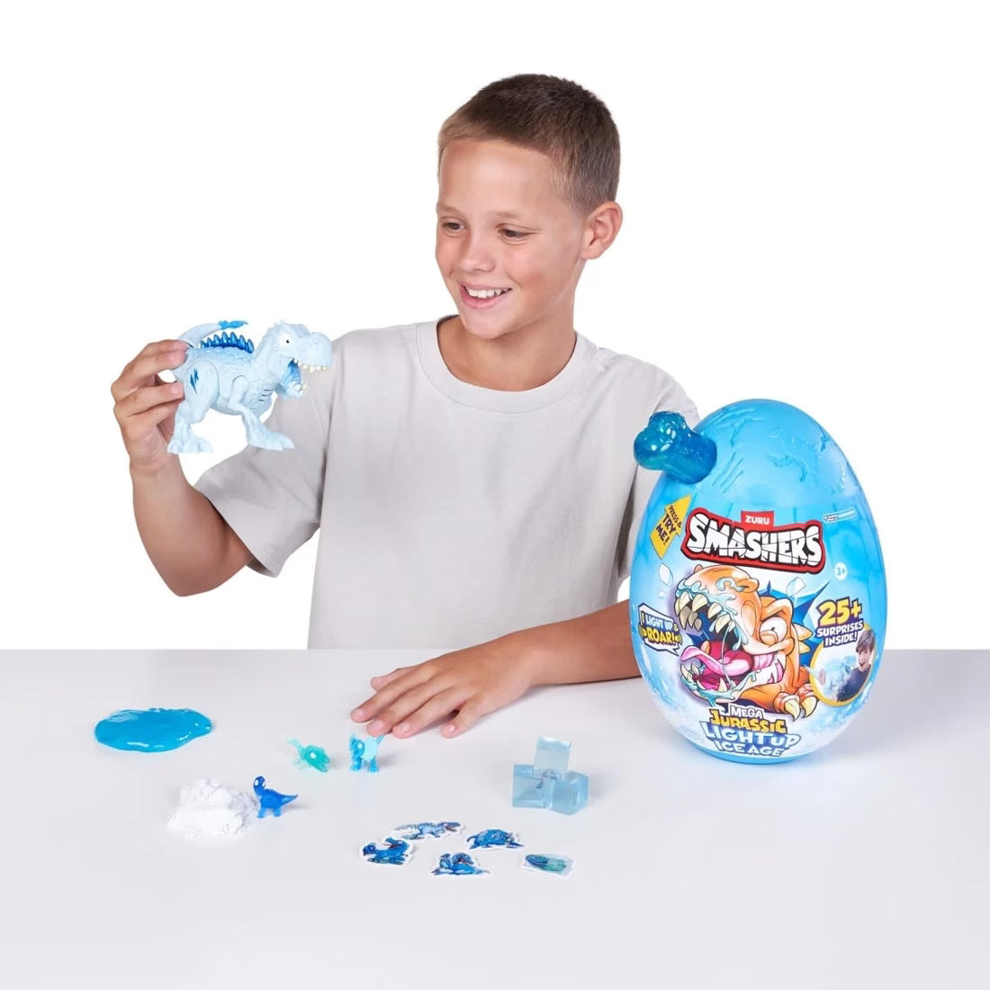 Zuru Smashers Mega Jurrassic Light Up Ice Age Egg - Assorted