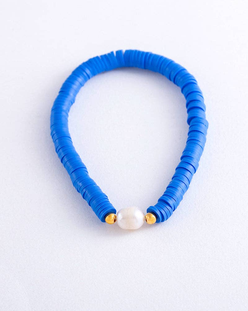 Greenwood Designs - Pearl Pop Heishi Bead Bracelet