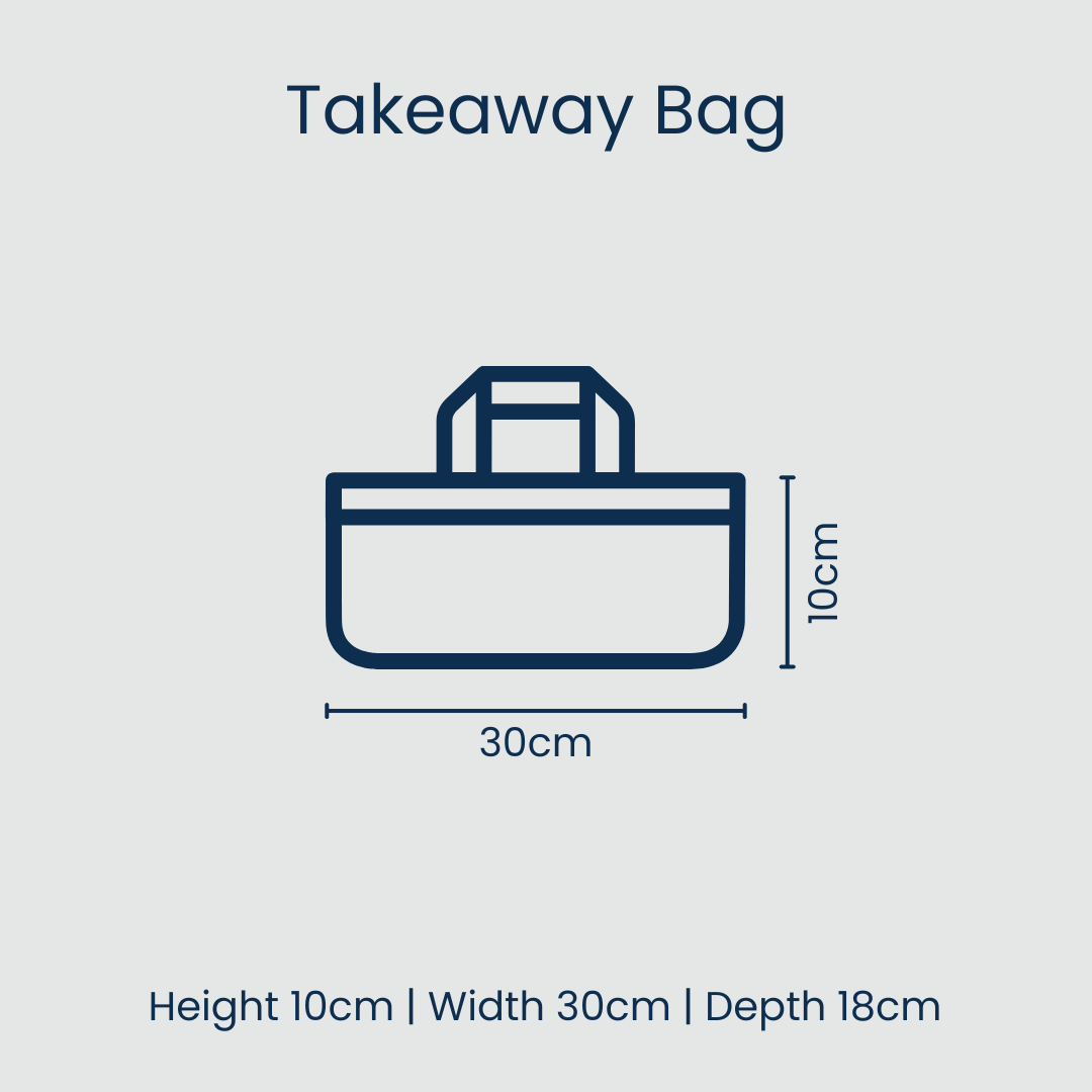 Project Ten Leopard Takeaway Bag