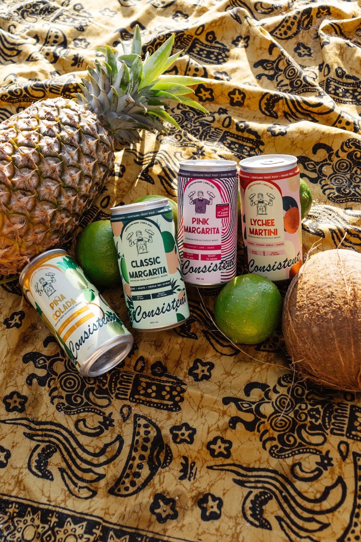 Mr Consistent Pink Margarita - 250 ml 4 Pack Cans