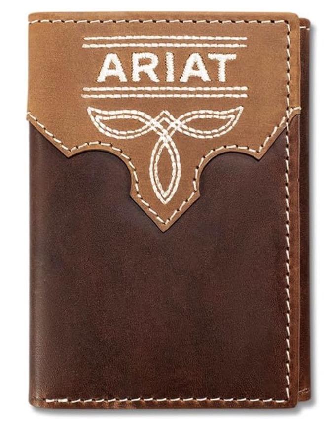 Ariat Boot Stitch Trifold Wallet