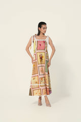 thr3letter - Marianne Framed Maxi Dress