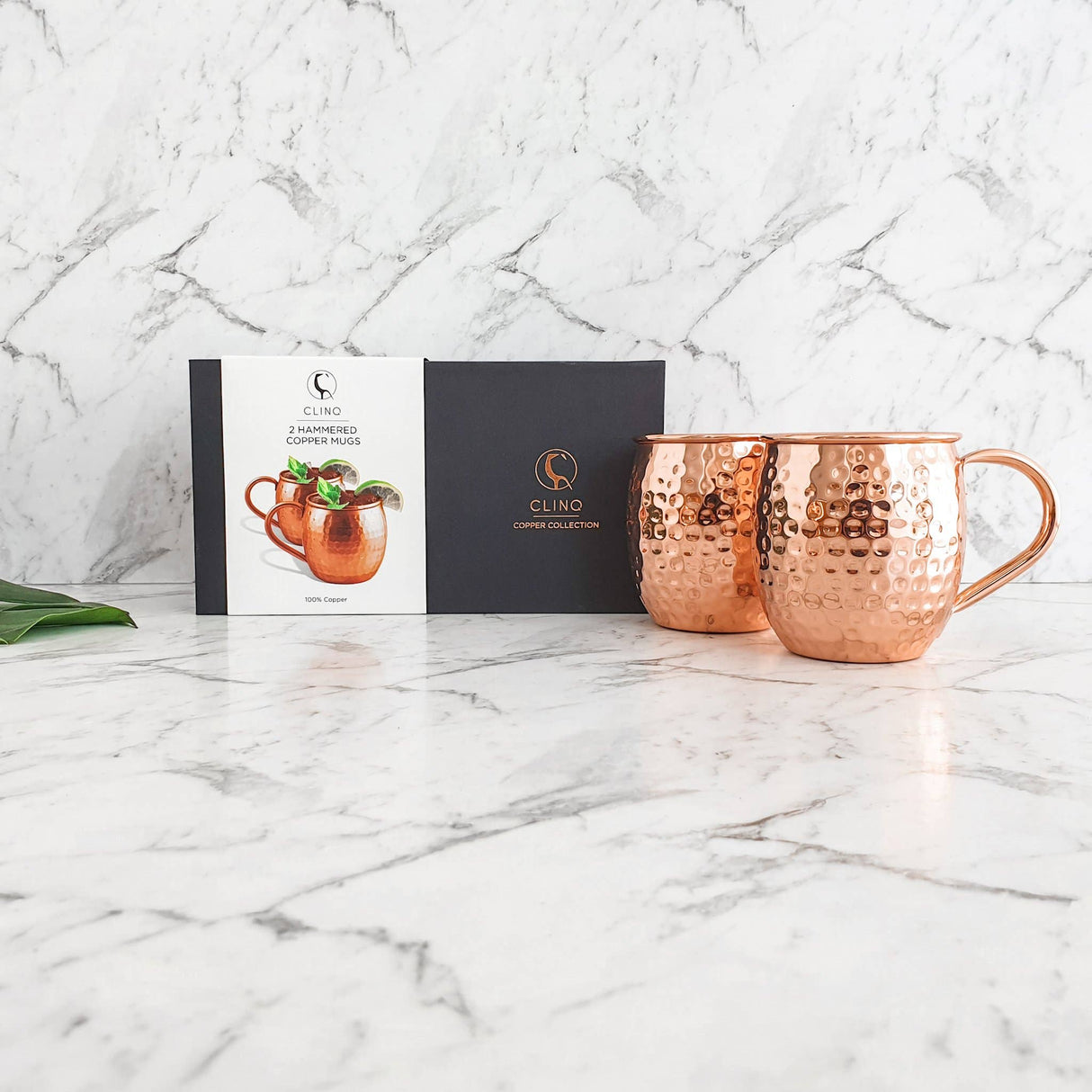 CLINQ - Copper Moscow Mule Mugs (Set of 2)