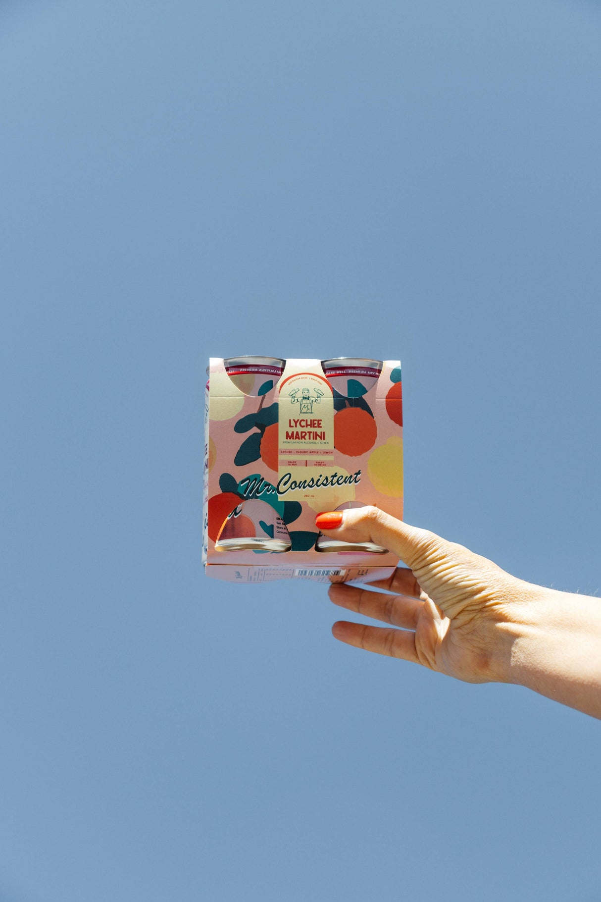 Mr Consistent Lychee Martini 250 ml 4 Pack Cans