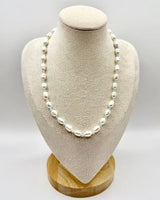 Greenwood Designs - Capri Freshwater Pearl & Blue Crystal Necklace