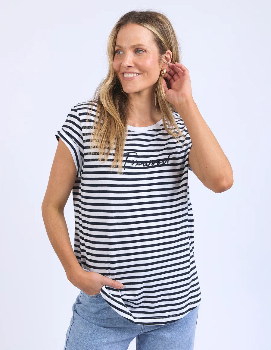 Foxwood Ladies Signature Stripe Tee