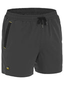 Bisley Mens FLX & MOVE 4 way stretch elastic waist shorts