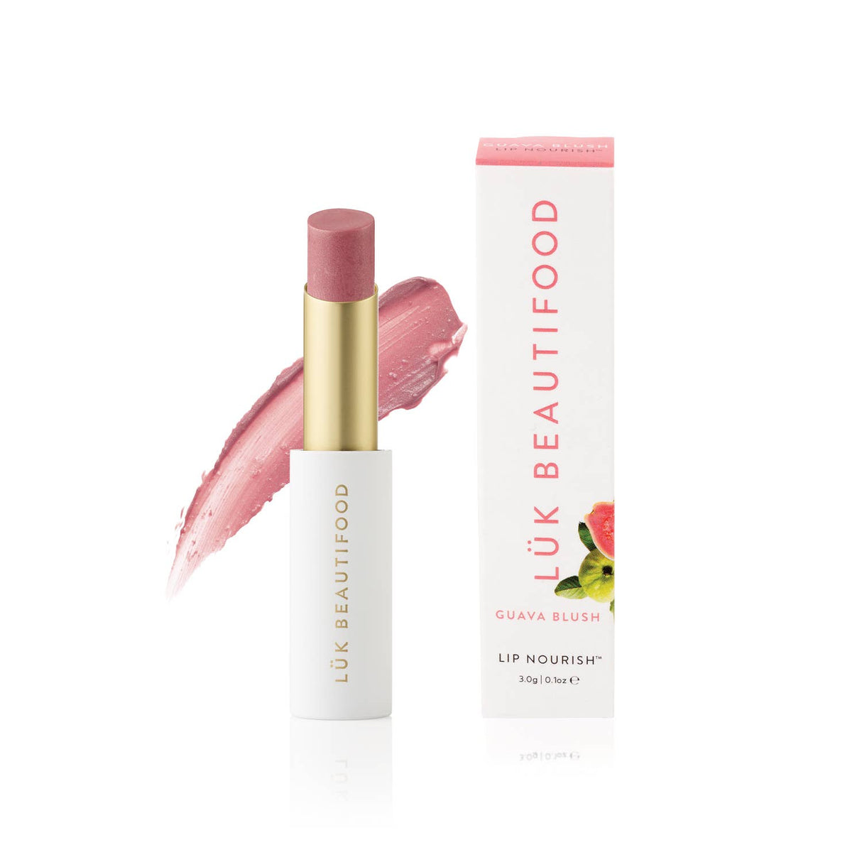 LÜK BEAUTIFOOD Lip Nourish™ Sheer Lipstick - Guava Blush