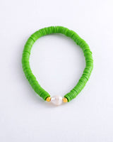Greenwood Designs - Pearl Pop Heishi Bead Bracelet