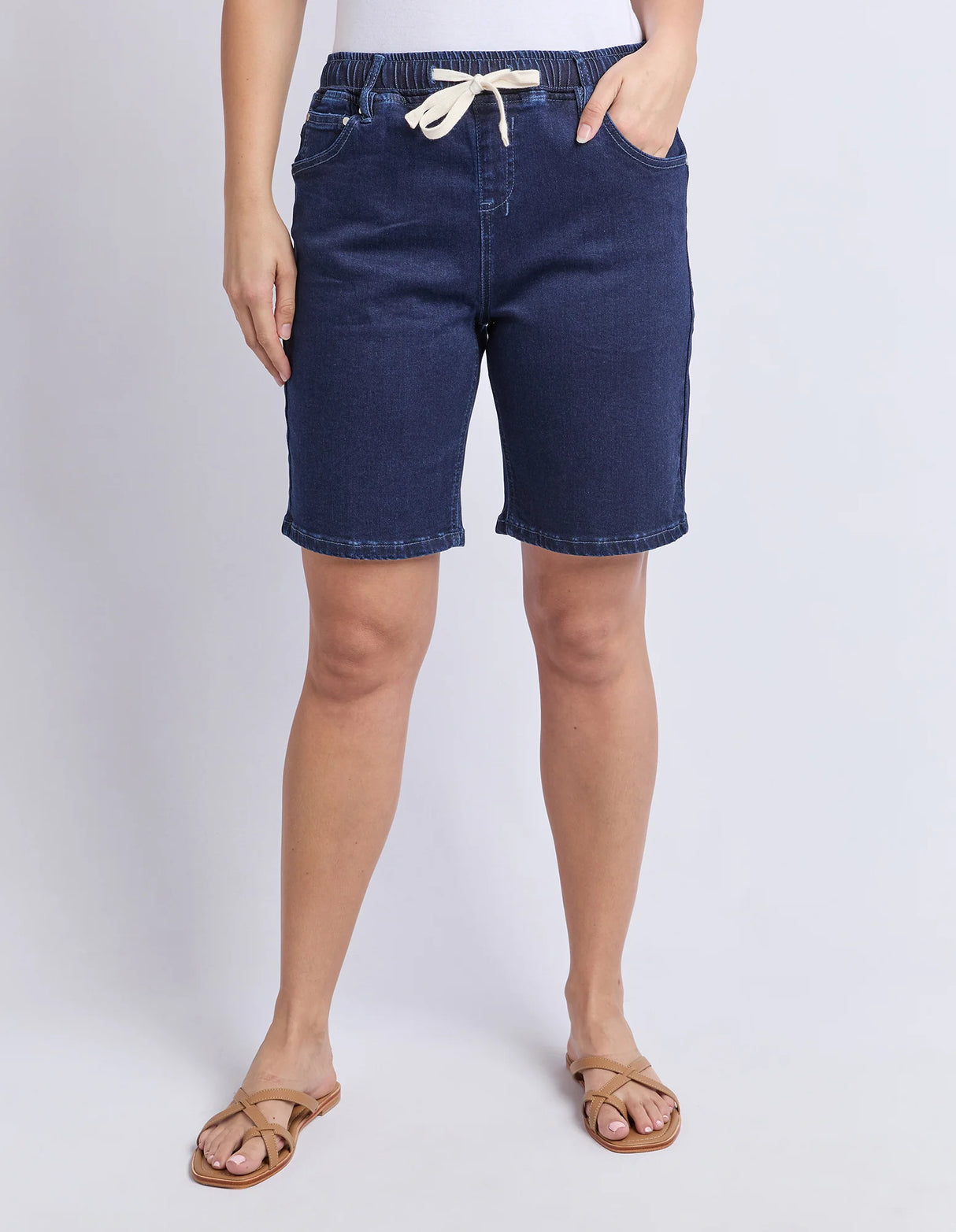 Foxwood Ladies Gabby Bermuda Short - Dark Indigo
