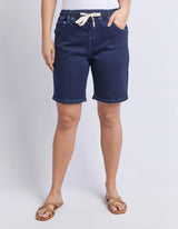Foxwood Ladies Gabby Bermuda Short - Dark Indigo