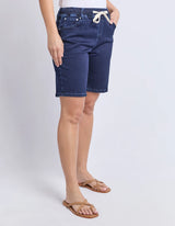 Foxwood Ladies Gabby Bermuda Short - Dark Indigo