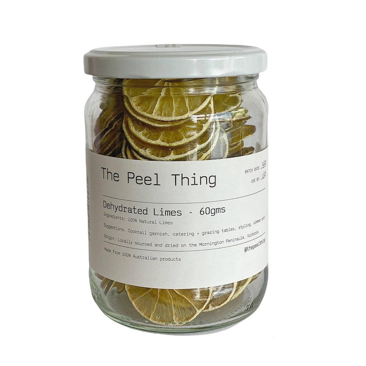 The Peel Thing - A Premium Natural Dehydrated Tahitian Limes 60gm