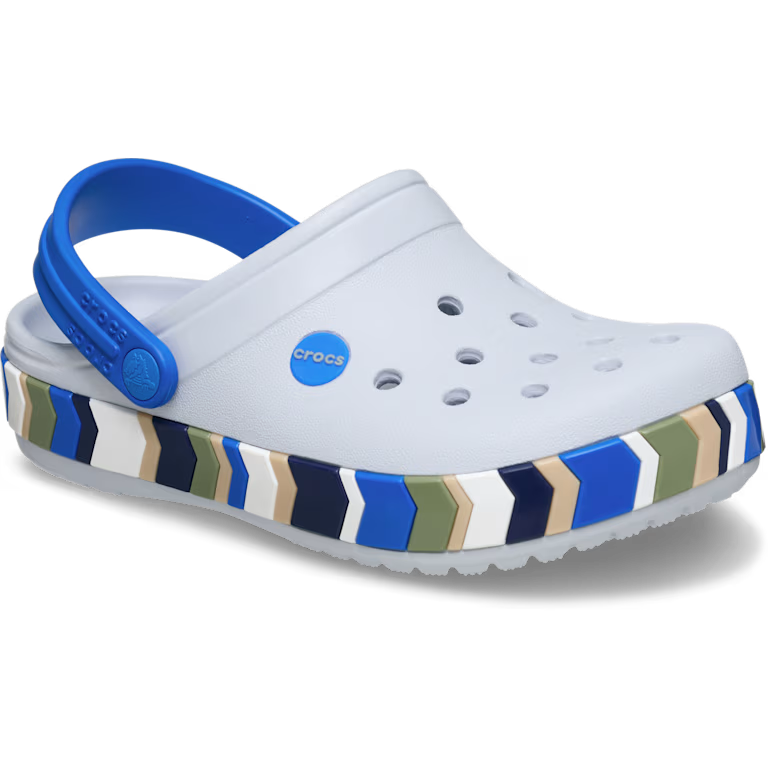 Kids' Crocband Chevron Band Clog