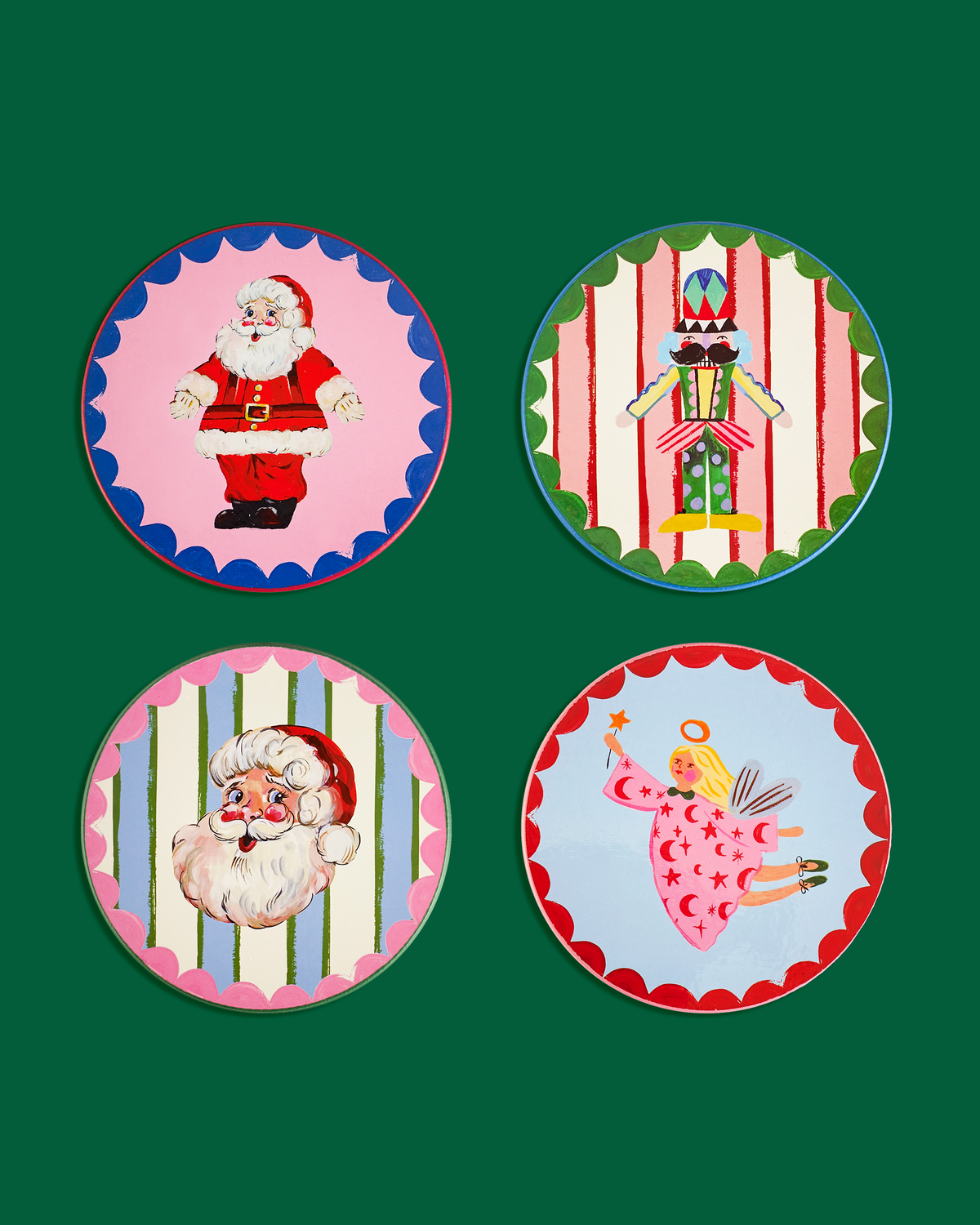Eleanor Bowmer - Christmas Merry Icons Coasters - Set Of 4