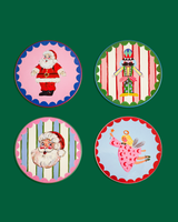 Eleanor Bowmer - Christmas Merry Icons Coasters - Set Of 4