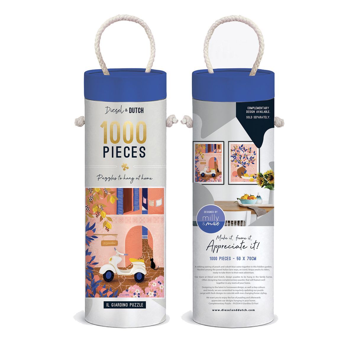 Diesel & Dutch Il Giardino 1000pc Wall Jigsaw Puzzle