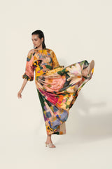 thr3letter - Jeanne Cutout Gathered Dress
