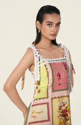thr3letter - Marianne Framed Maxi Dress