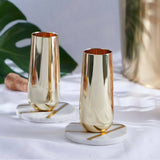 CLINQ - Gold Champagne Flutes (Set of 2)