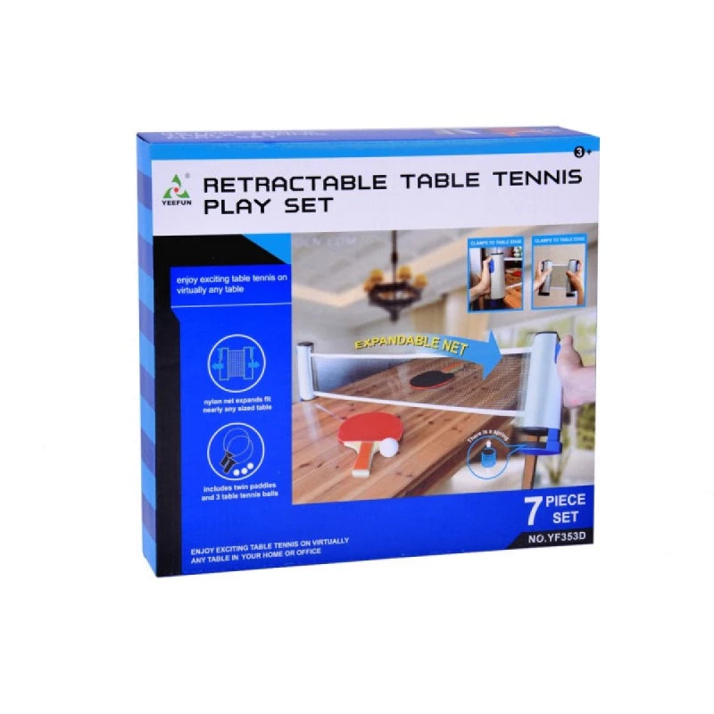 YEEFUN Retractable Table Tennis Play Set
