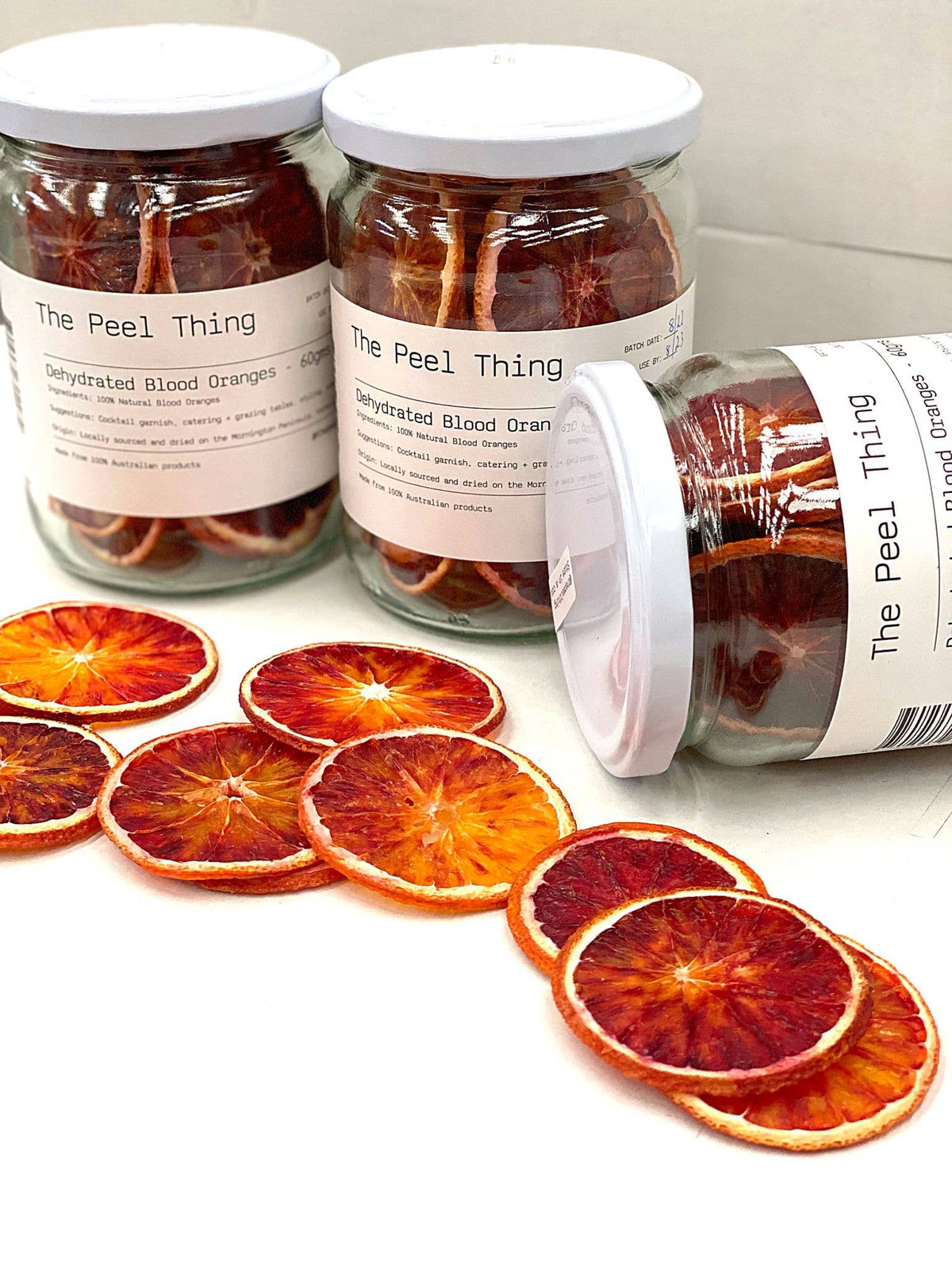 The Peel Thing - A Premium - Natural Dehydrated Blood Oranges 70gm Jar