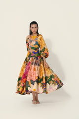 thr3letter - Jeanne Cutout Gathered Dress