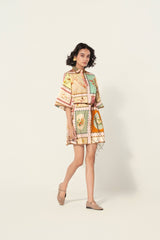 thr3letter - Marianne Belted Tunic Dress