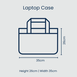 Project Ten Pty Ltd - Laptop Case – Red Ripple