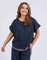 Elm Ladies Ric Rac Top - Sapphire