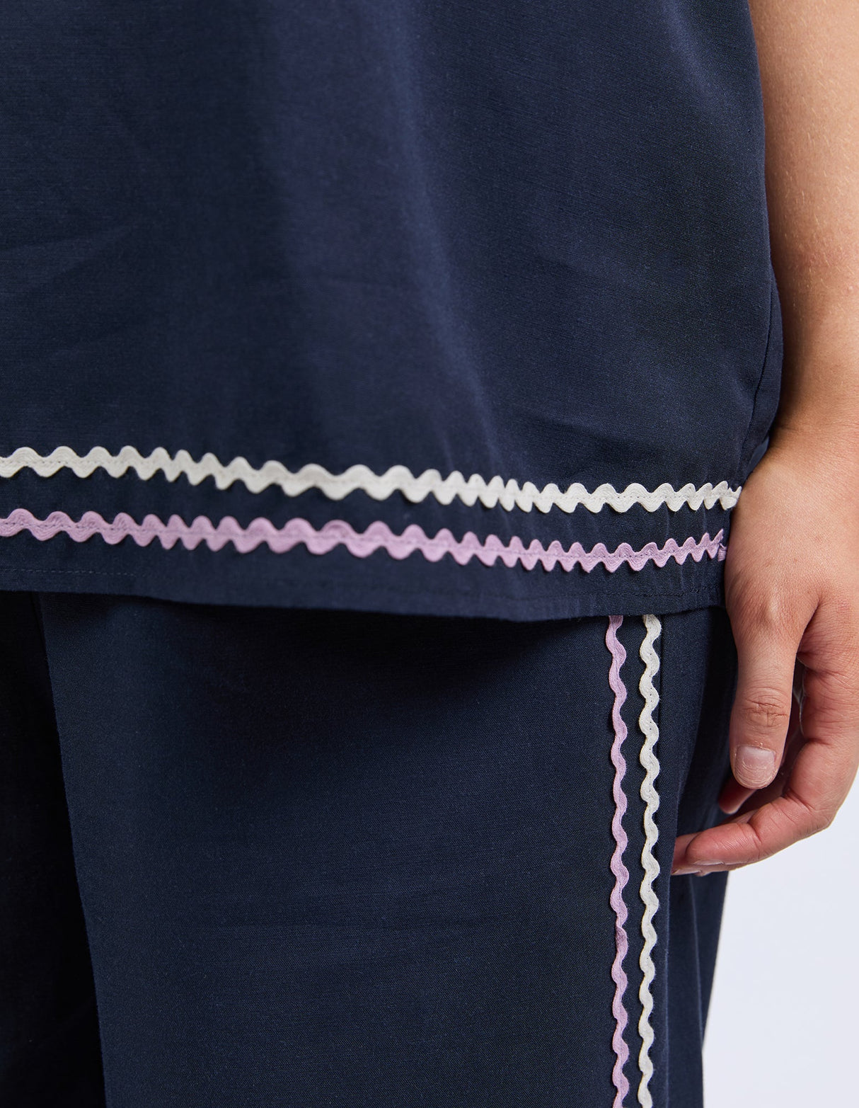 Elm Ladies Ric Rac Top - Sapphire