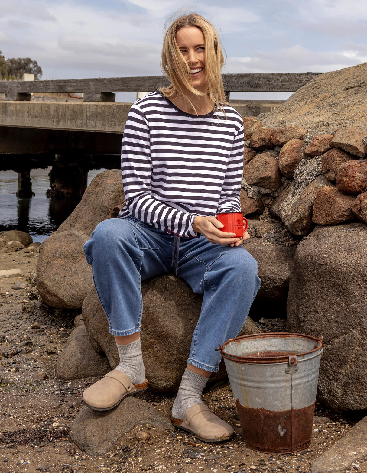Elm Ladies Riviera Long Sleeve Tee