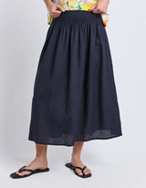 Elm Ladies Flair Shirred Skirt