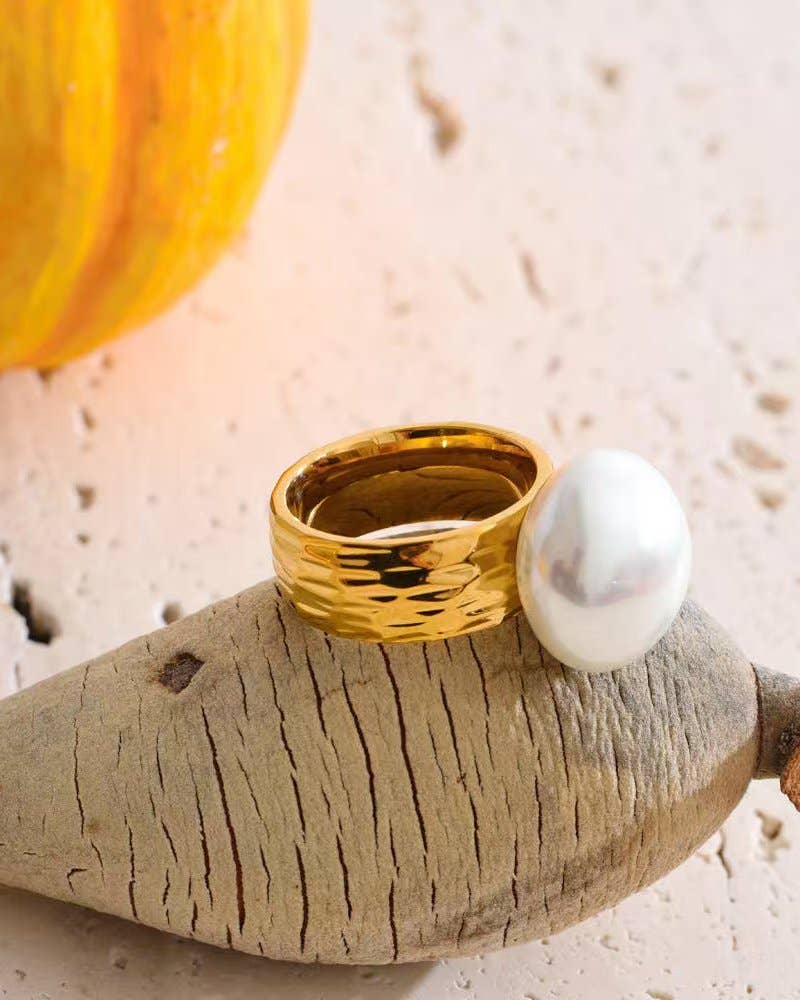 Greenwood Designs - Sasha Faux Pearl Ring