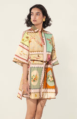 thr3letter - Marianne Belted Tunic Dress